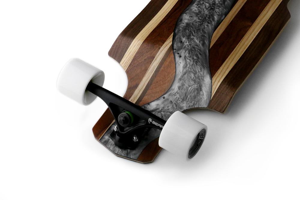 wood longboard