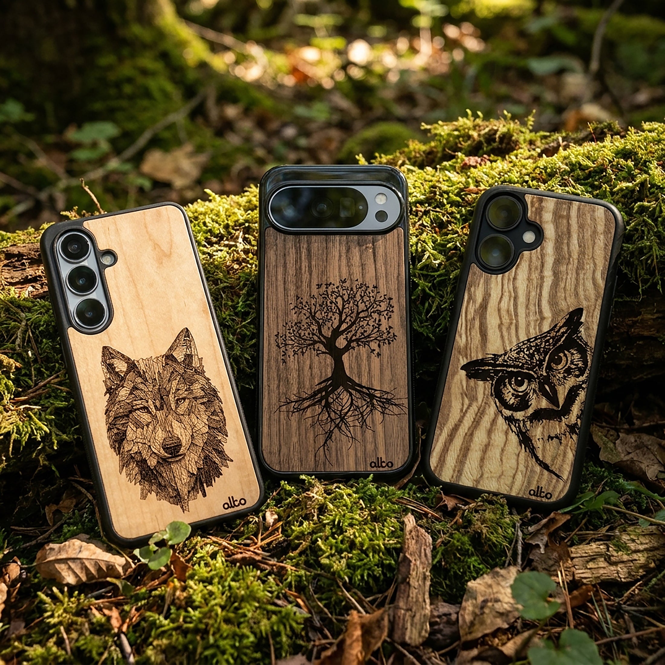 Custom Case Designer for Engraved Wood Phone Cases