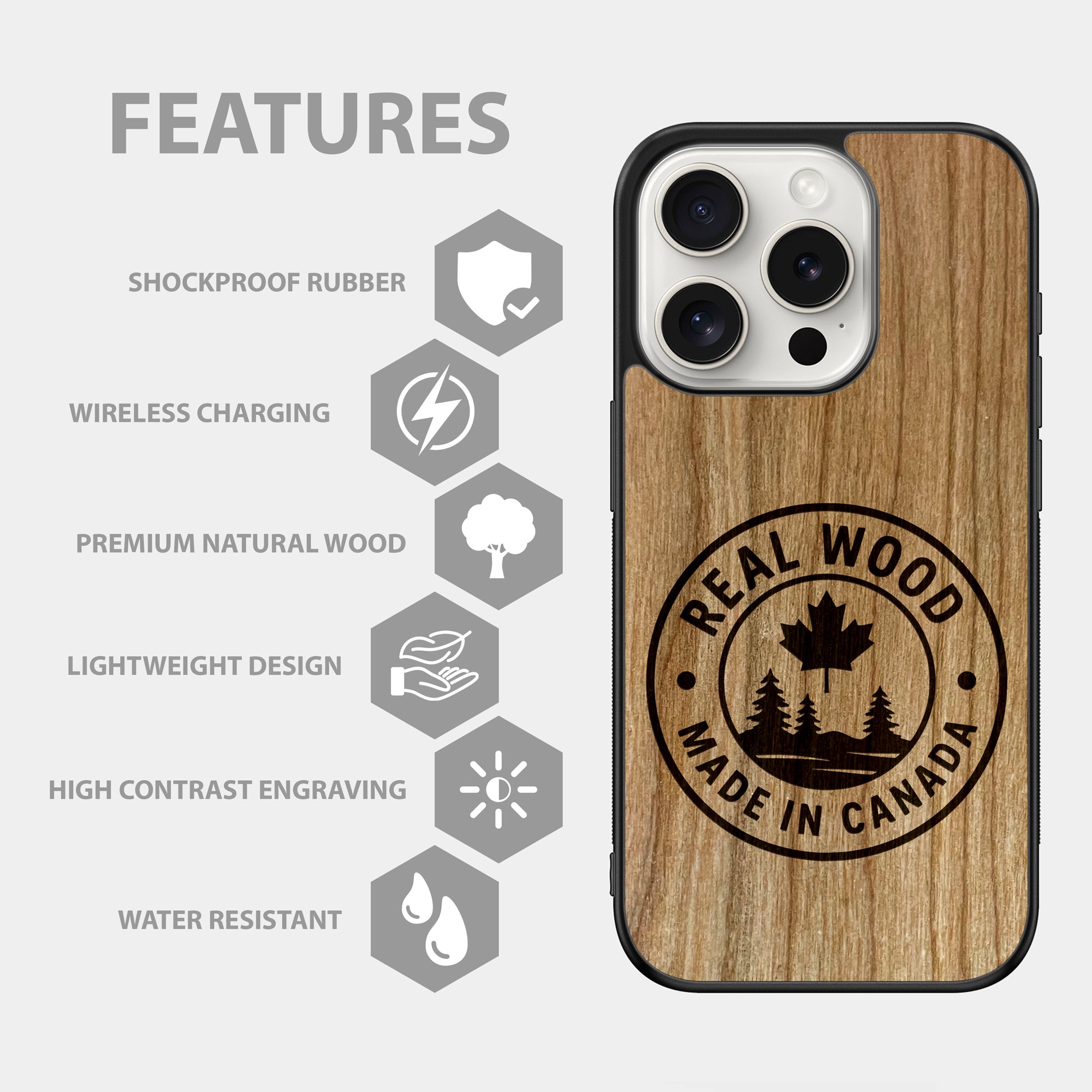 Custom Case Designer for Engraved Wood Phone Cases