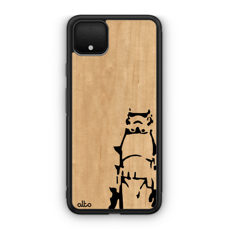 Google Pixel 9 Pro XL, 8 Pro, 7 Pro Wooden Case - Rogue Trooper Design | Maple Wood |Lightweight, Hand Crafted, Carved Phone Case