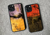 Wood resin phone case